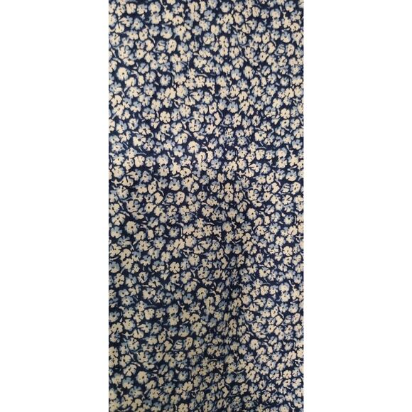 Men's XL Denim & Flowers Blue White Floral Button-down Shortsleeved Shirt Tags - Picture 2 of 15